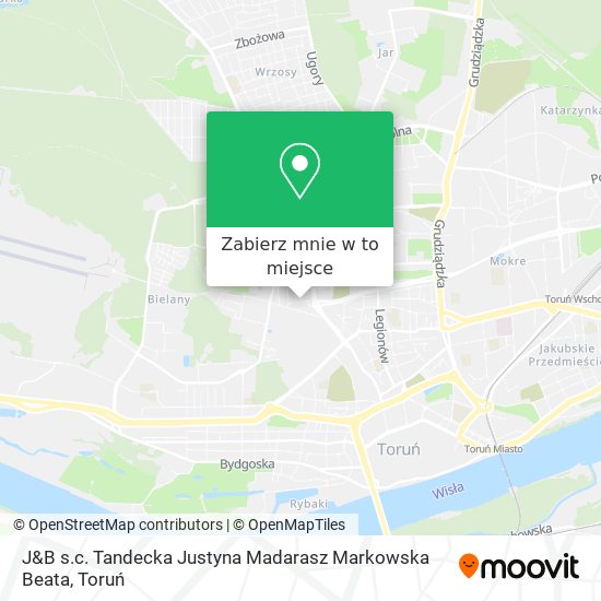 Mapa J&B s.c. Tandecka Justyna Madarasz Markowska Beata