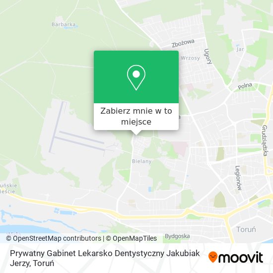 Mapa Prywatny Gabinet Lekarsko Dentystyczny Jakubiak Jerzy