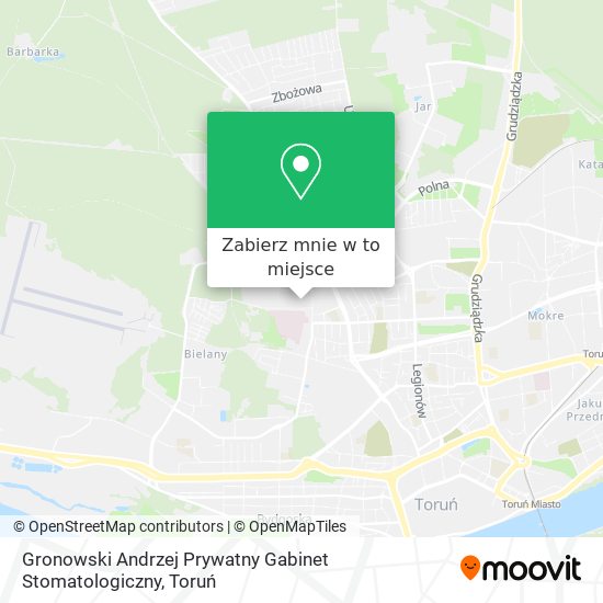 Mapa Gronowski Andrzej Prywatny Gabinet Stomatologiczny