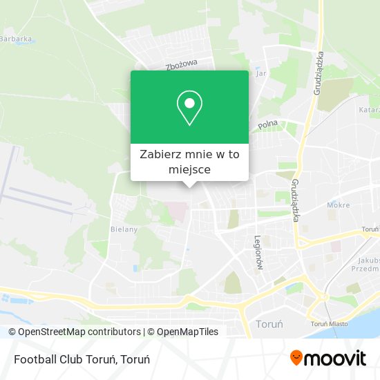 Mapa Football Club Toruń