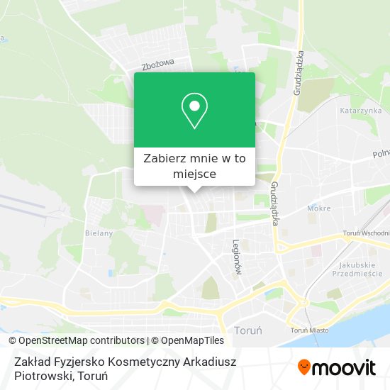 Mapa Zakład Fyzjersko Kosmetyczny Arkadiusz Piotrowski