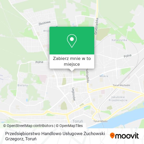 Mapa Przedsiębiorstwo Handlowo Usługowe Żuchowski Grzegorz