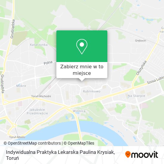 Mapa Indywidualna Praktyka Lekarska Paulina Krysiak