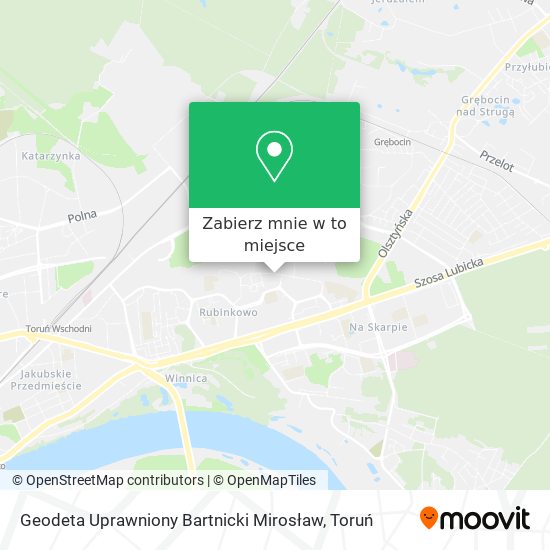 Mapa Geodeta Uprawniony Bartnicki Mirosław