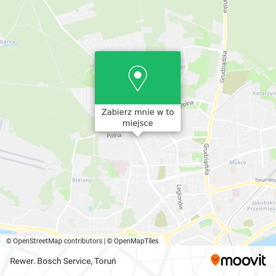 Mapa Rewer. Bosch Service