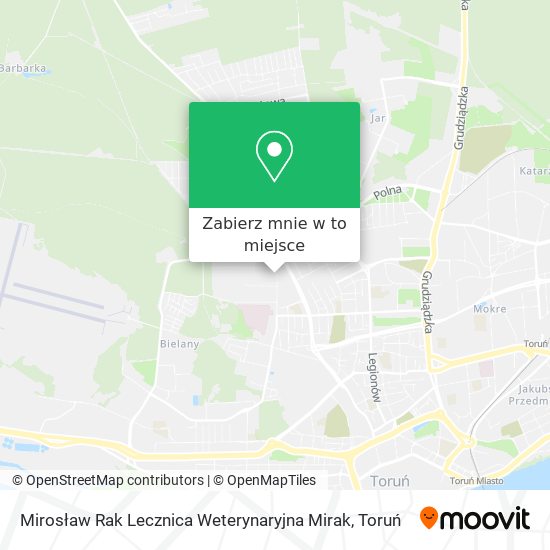 Mapa Mirosław Rak Lecznica Weterynaryjna Mirak
