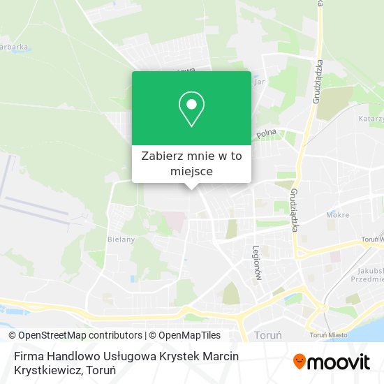 Mapa Firma Handlowo Usługowa Krystek Marcin Krystkiewicz