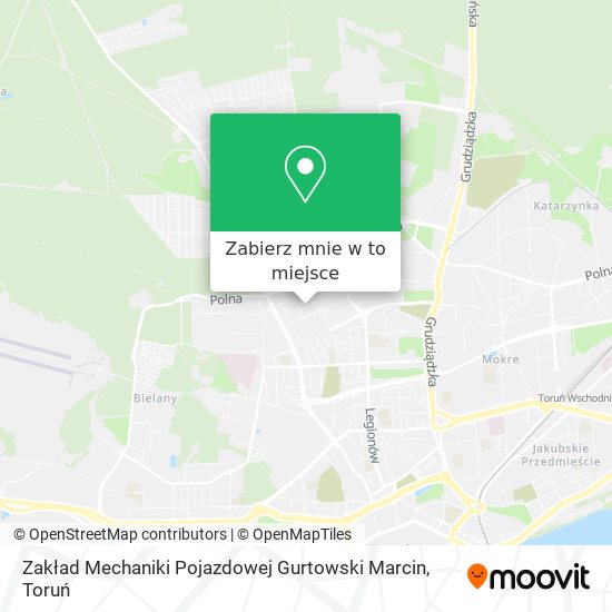 Mapa Zakład Mechaniki Pojazdowej Gurtowski Marcin