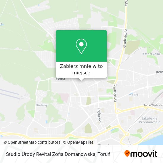 Mapa Studio Urody Revital Zofia Domanowska