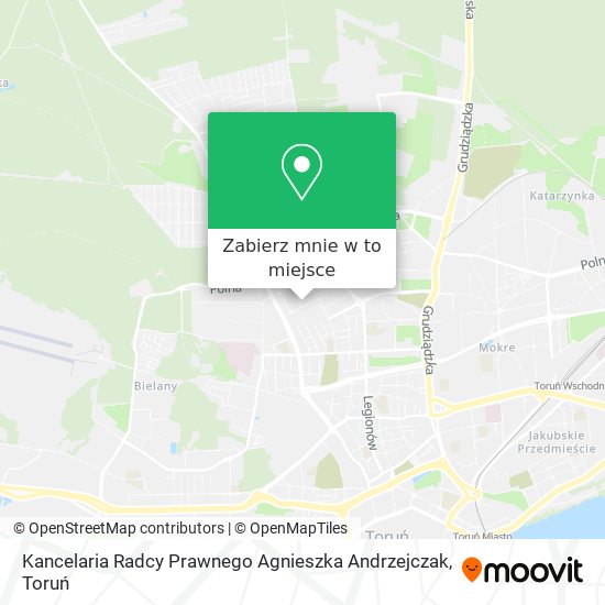 Mapa Kancelaria Radcy Prawnego Agnieszka Andrzejczak