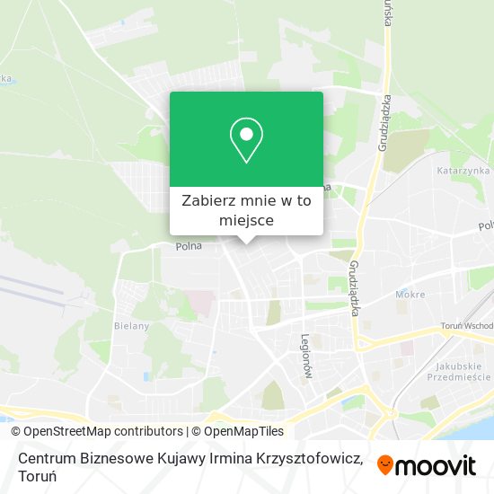 Mapa Centrum Biznesowe Kujawy Irmina Krzysztofowicz