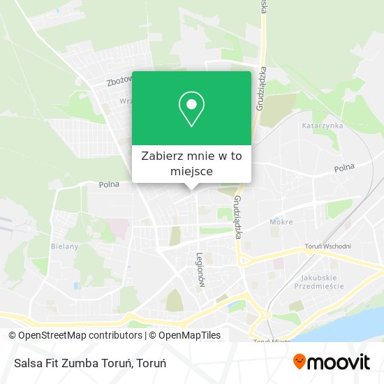Mapa Salsa Fit Zumba Toruń