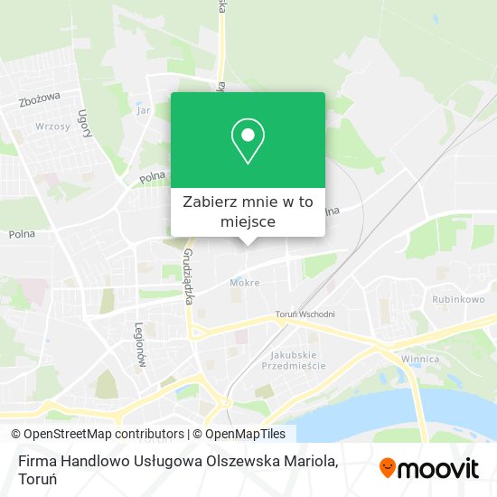 Mapa Firma Handlowo Usługowa Olszewska Mariola