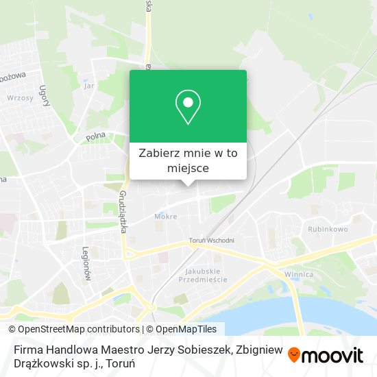 Mapa Firma Handlowa Maestro Jerzy Sobieszek, Zbigniew Drążkowski sp. j.