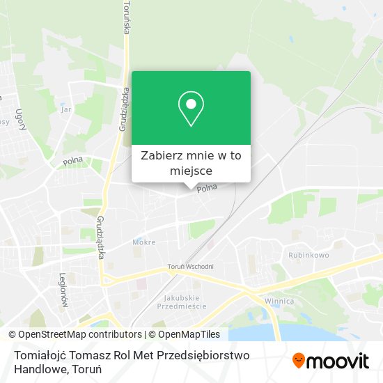 Mapa Tomiałojć Tomasz Rol Met Przedsiębiorstwo Handlowe