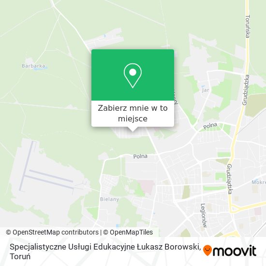 Mapa Specjalistyczne Usługi Edukacyjne Łukasz Borowski
