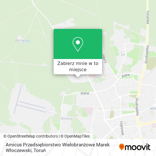 Mapa Amicus Przedsiębiorstwo Wielobranżowe Marek Włoczewski