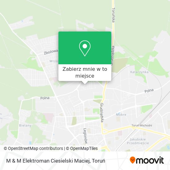 Mapa M & M Elektroman Ciesielski Maciej