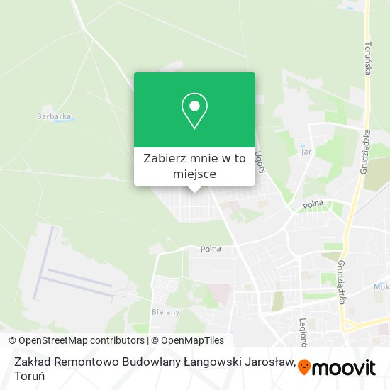 Mapa Zakład Remontowo Budowlany Łangowski Jarosław