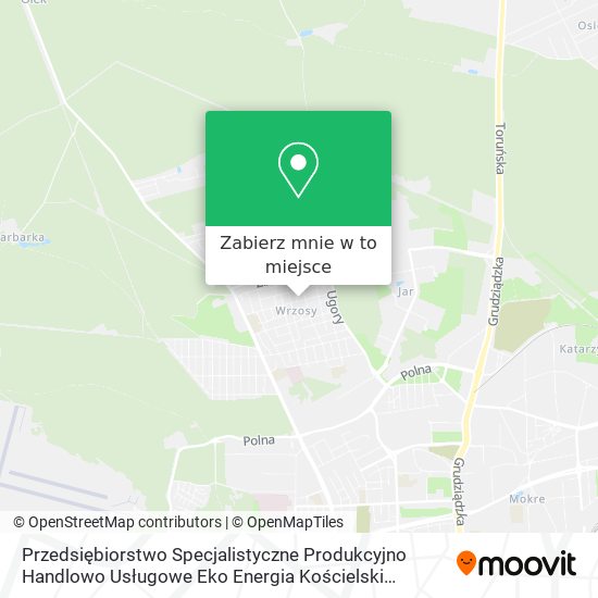 Mapa Przedsiębiorstwo Specjalistyczne Produkcyjno Handlowo Usługowe Eko Energia Kościelski Krzysztof Sad