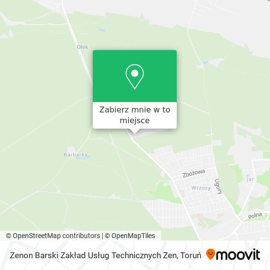 Mapa Zenon Barski Zakład Usług Technicznych Zen