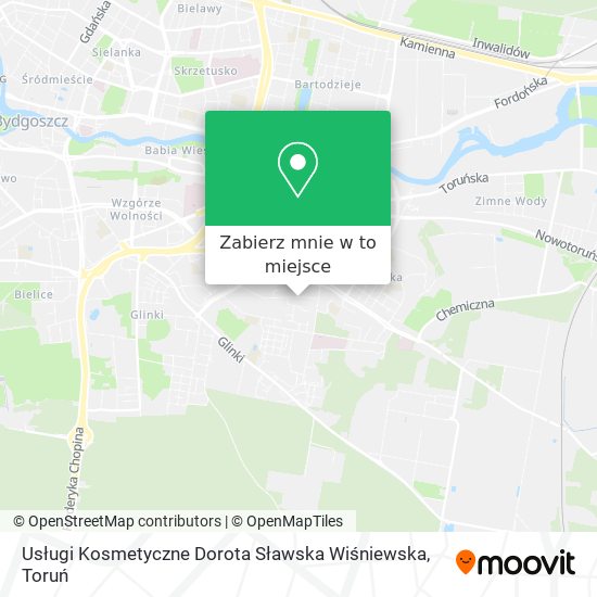 Mapa Usługi Kosmetyczne Dorota Sławska Wiśniewska