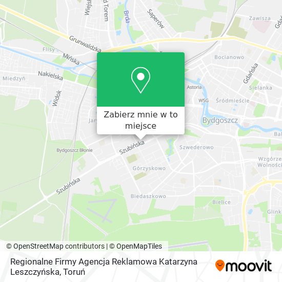 Mapa Regionalne Firmy Agencja Reklamowa Katarzyna Leszczyńska