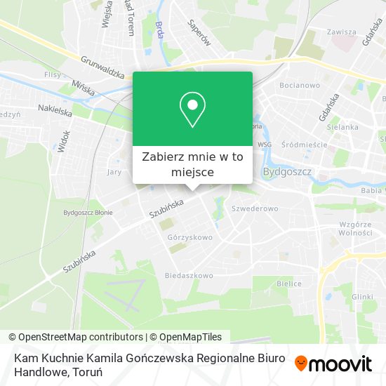 Mapa Kam Kuchnie Kamila Gończewska Regionalne Biuro Handlowe