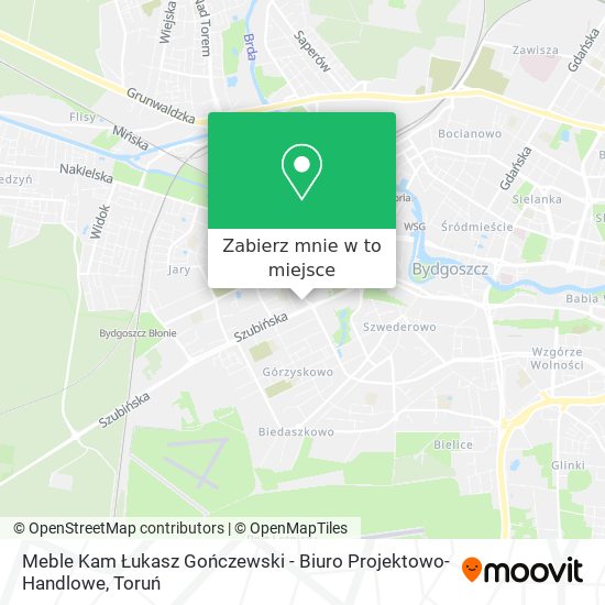 Mapa Meble Kam Łukasz Gończewski - Biuro Projektowo-Handlowe