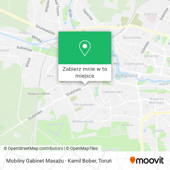 Mapa Mobilny Gabinet Masażu - Kamil Bober
