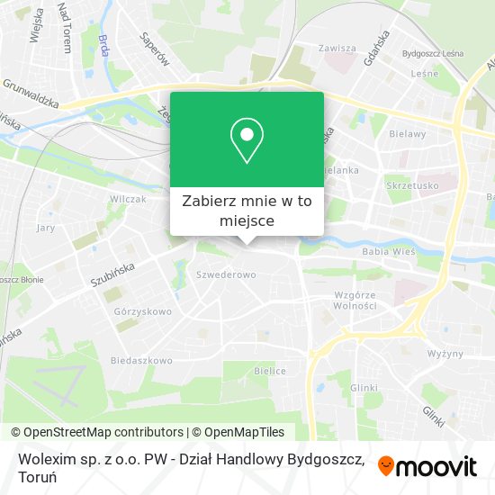 Mapa Wolexim sp. z o.o. PW - Dział Handlowy Bydgoszcz