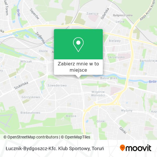 Mapa Łucznik-Bydgoszcz-Kfc. Klub Sportowy