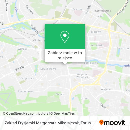 Mapa Zakład Fryzjerski Małgorzata Mikołajczak