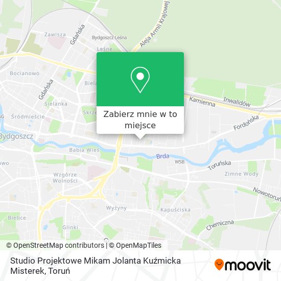 Mapa Studio Projektowe Mikam Jolanta Kuźmicka Misterek