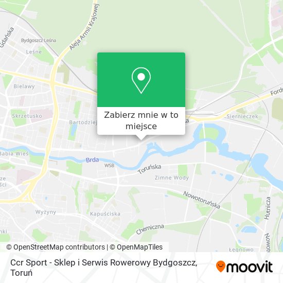 Mapa Ccr Sport - Sklep i Serwis Rowerowy Bydgoszcz