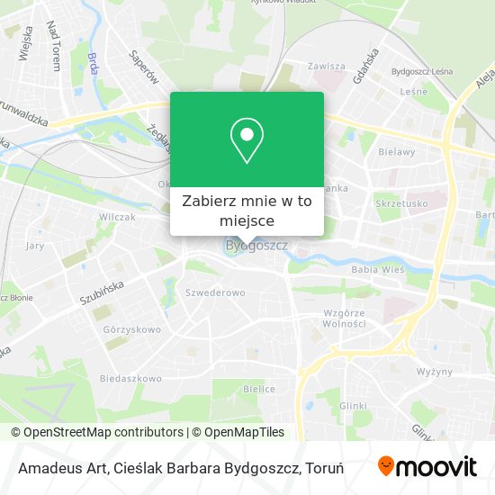 Mapa Amadeus Art, Cieślak Barbara Bydgoszcz