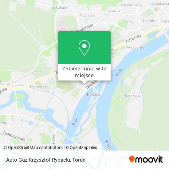 Mapa Auto Gaz Krzysztof Rybacki