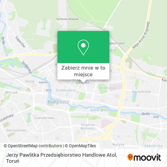 Mapa Jerzy Pawlitka Przedsiębiorstwo Handlowe Atol