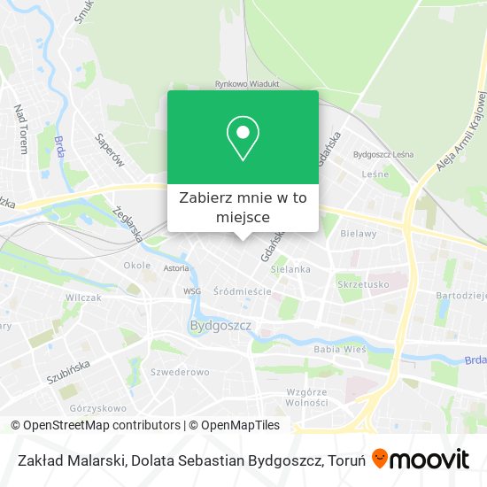 Mapa Zakład Malarski, Dolata Sebastian Bydgoszcz