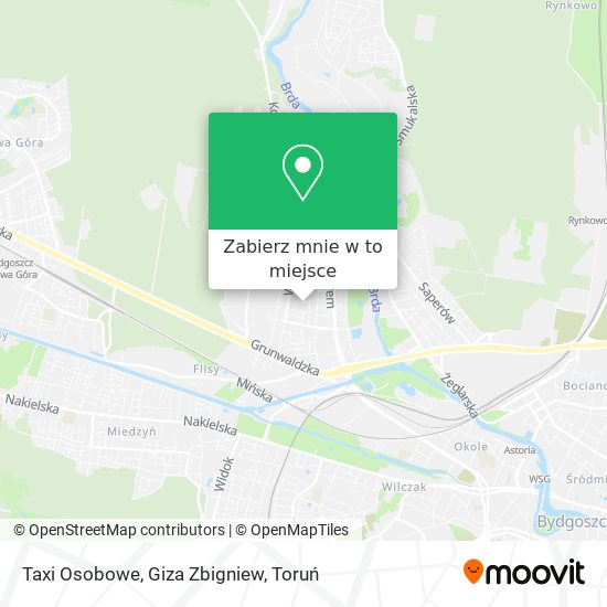 Mapa Taxi Osobowe, Giza Zbigniew