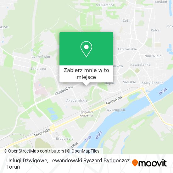 Mapa Usługi Dźwigowe, Lewandowski Ryszard Bydgoszcz