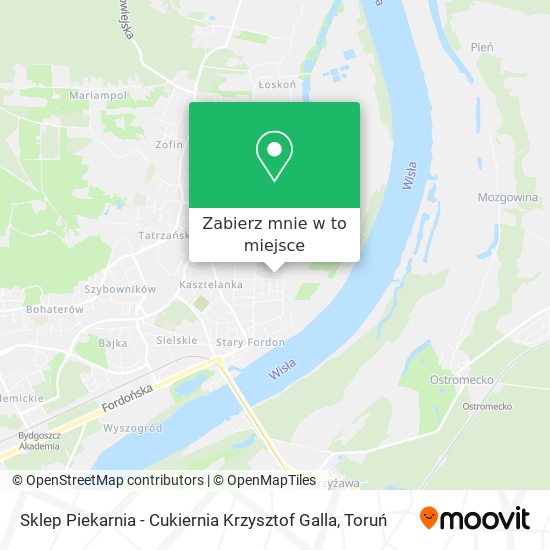 Mapa Sklep Piekarnia - Cukiernia Krzysztof Galla