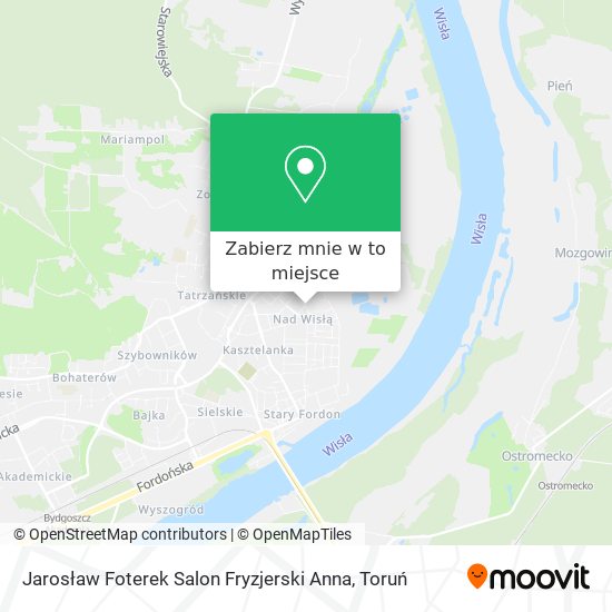Mapa Jarosław Foterek Salon Fryzjerski Anna