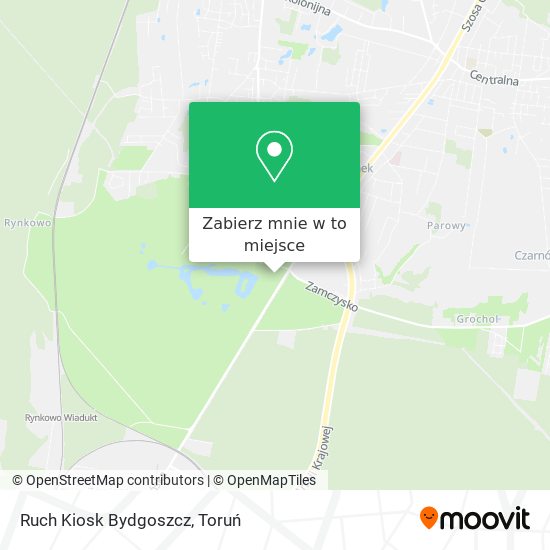 Mapa Ruch Kiosk Bydgoszcz
