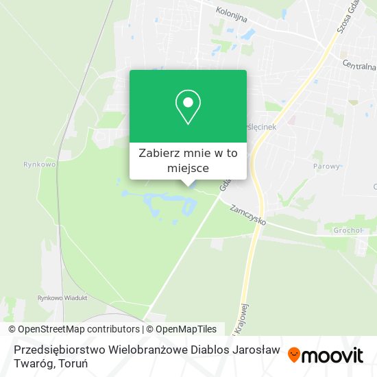 Mapa Przedsiębiorstwo Wielobranżowe Diablos Jarosław Twaróg