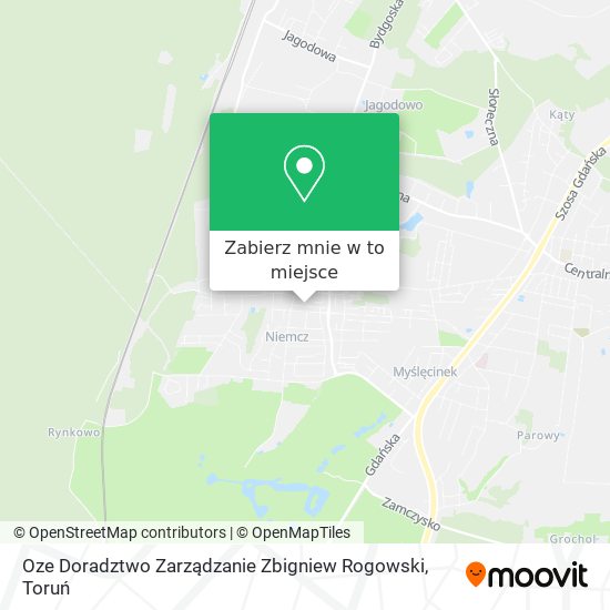 Mapa Oze Doradztwo Zarządzanie Zbigniew Rogowski