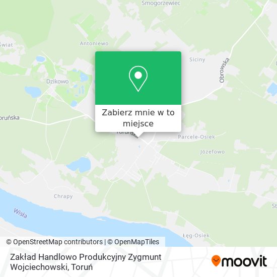 Mapa Zakład Handlowo Produkcyjny Zygmunt Wojciechowski