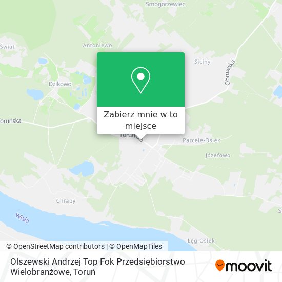 Mapa Olszewski Andrzej Top Fok Przedsiębiorstwo Wielobranżowe