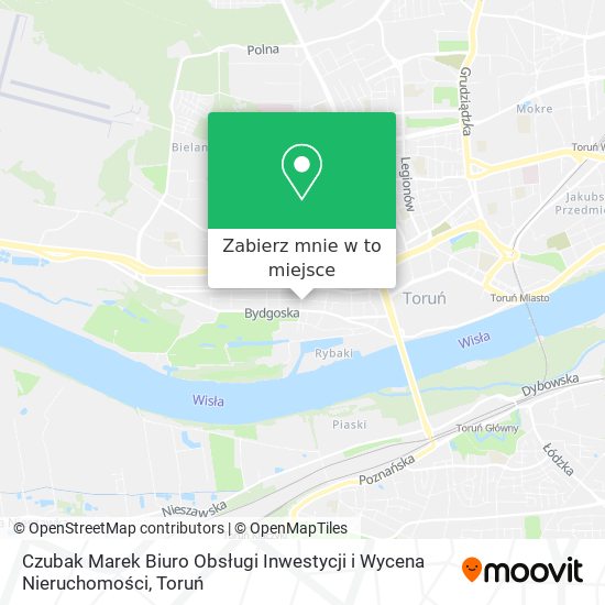 Mapa Czubak Marek Biuro Obsługi Inwestycji i Wycena Nieruchomości