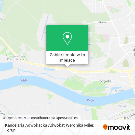 Mapa Kancelaria Adwokacka Adwokat Weronika Miler